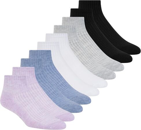 Skechers Women's 10 Pack Cushioned Quarter Crew Socks in Saudi Arabia