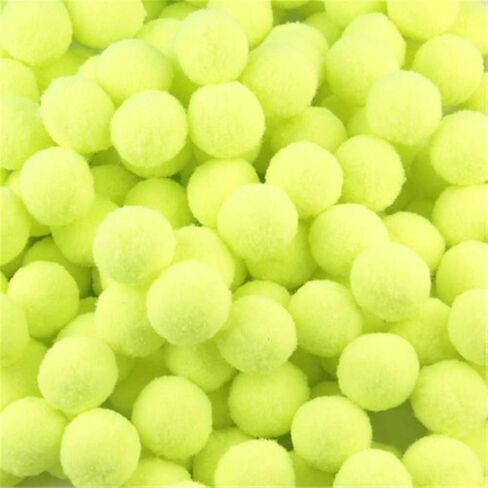 Zhiheng 500 Pack Fluffy Mini Pompoms Balls High Density Pom Poms for Kids Crafts Jewelry Making Accessories Clothing Appliques Decorations (Beige, 10mm) in Saudi Arabia