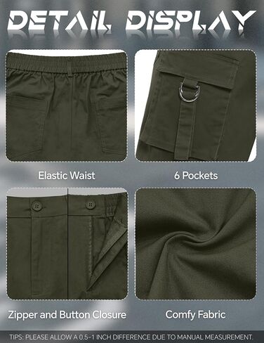 شورتات برمودا للنساء شورتات قطنية شحن عالية الخصر طول الركبة 6 جيوب 2025 الصيف شورت طويل الطويل in Kuwait