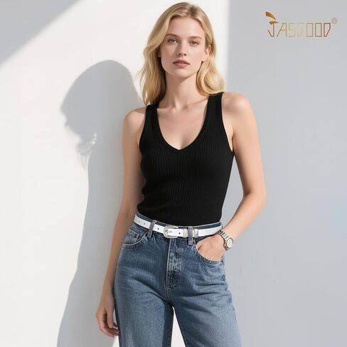 JASGOOD Women Skinny Leather Belt Fashion Thin Waist Belt for Jeans Dress Ladies Small Belt with Gold/Silver Buckle in Kuwait