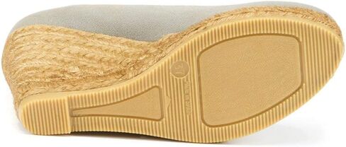 Viscata Marquesa Espadrille Canvas Wedges Spain Handmade 3 ½" Heel Women's Pumps with Breathable Organic Cotton Canvas and 100% Natural Jute Midsole for All Occasions: Casual, Work, Party in Saudi Arabia