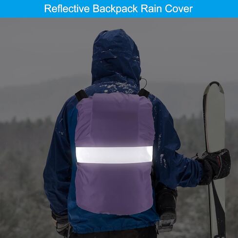PATIKIL Waterproof Backpack Rain Cover, Non-Slip Backpack Cover with Reflective Strap Stay Dry for Hiking, Camping, Hunting in Saudi Arabia