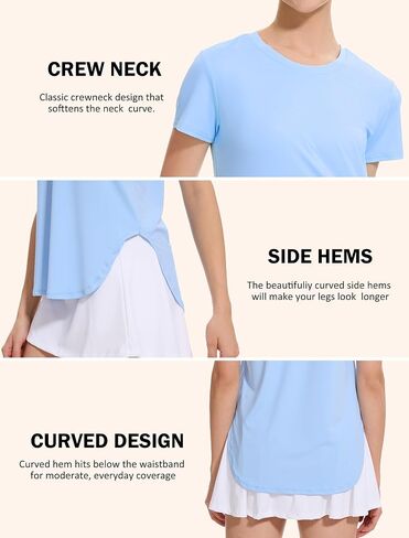 Star Vibe Womens Workout Shirts Breathable UPF 50+ Quick Dry Athletic Yoga T-Shirts Short Sleeve Gym Running Hiking Tops in Saudi Arabia