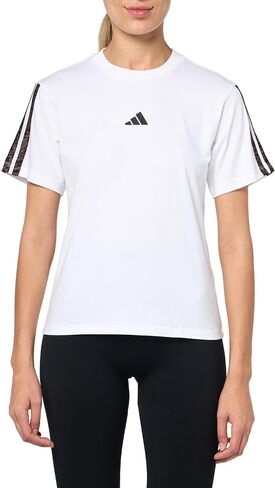 adidas Women's Essentials+ Leopard Print T-Shirt in Kuwait