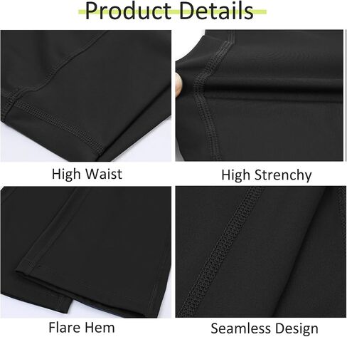 Girls Flare Leggings Teen High Waisted Bell Bottom Pants Dance Yoga Long Bootcut Active Pants for 4-15 Years in Saudi Arabia