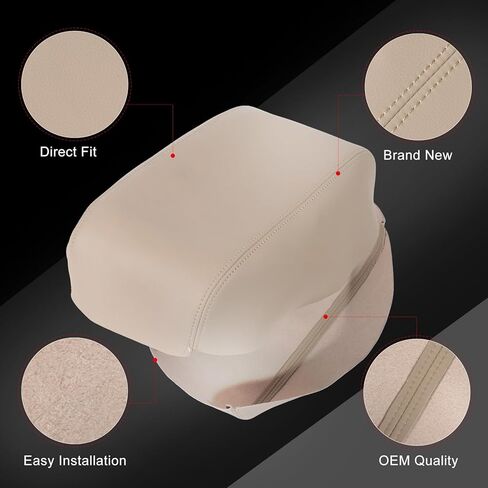Cciyu مسند الذراع مركز وحدة التحكم غطاء غطاء رمادي جلد مسند الذراع يغطي استبدال صالح ل 2007-2011 لتويوتا كامري in Kuwait