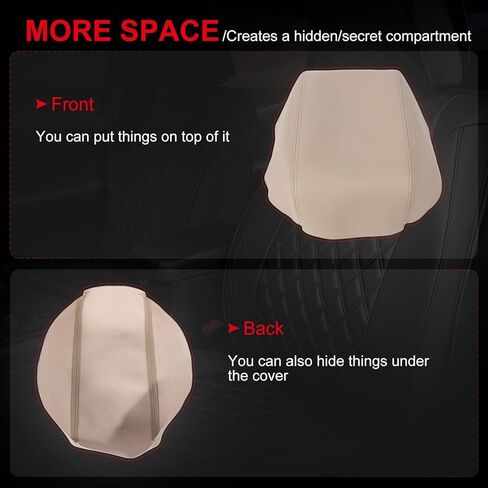 Cciyu مسند الذراع مركز وحدة التحكم غطاء غطاء رمادي جلد مسند الذراع يغطي استبدال صالح ل 2007-2011 لتويوتا كامري in Kuwait