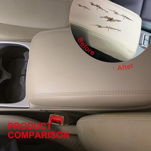 Cciyu مسند الذراع مركز وحدة التحكم غطاء غطاء رمادي جلد مسند الذراع يغطي استبدال صالح ل 2007-2011 لتويوتا كامري in Kuwait