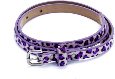 Kids Leopard Print Leather Belt, Stylish and Durable for Girls Age 4-14 Year Old in Saudi Arabia