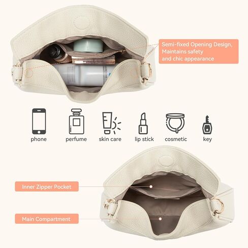 Bostanten Crossbody محفظة الكتف الهلال الصغيرة للنساء حزام قابض للسيدات in Kuwait