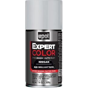 U-POL Expert Color, For Nissan K23, Automotive Spray Paint, Professional Grade, Long-Lasting, Easy-To-Use, Brilliant Silver