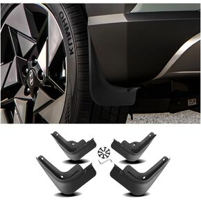 2025 Tucson Mud اللوحات الطينية حراس Splash For Hyundai Tucson لا يوجد حفر/شريط طين عجلات عجلات مقصات متوافقة مع 2022 2023 2024 2025 Hyundai Tucson SE/SEL/Limited (وليس خطاب N Line)