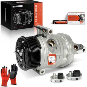 A-Premium Air Conditioner AC Compressor with Clutch Compatible with Nissan Versa 2012-2019, Versa Note 2014-2019, 1.6L