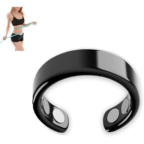 Rings for Women, Anti Snoring Ring, Auvulis Migraine Ring, Lymphatic Magnetic Therapy Ring, Adjustable Fatigue Relief Sleep Aid Magnetic Acupressure Ring (Silver)