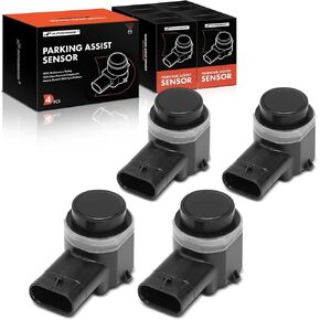 A-Premium 4-PC Reverse Backup Parking Assist Sensor Compatible with Ford, Jaguar & Aston Martin Models - Escape 2012-2019, Focus 2010-2018, Transit Connect 2013-2018, Fiesta, C-Max, XF, XJ, DB9