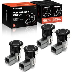 A-Premium 4-PC Reverse Backup Parking Assist Sensor Compatible with Select Infiniti & Nissan Models - QX50, Q60, G37, Cube, QX56, QX70, Q70, EX35, EX37, FX35, FX37, FX50, G25, G37, M35h, M37, M56