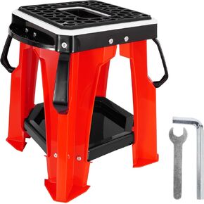 RUTU Dirt Bike Stands and Lifts - Motorcycle Stand Universal Panel - Includes Detachable Tool Tray and Steel Frame- Commonly used on Dirt Bike Motocross - 550lbs - Black
