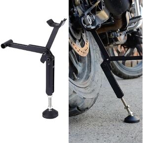 Motorcycle Rear and Front Wheel Lift Stand Trail Stand Motorcycle Side Lifter Repairing Tool Accessories for Most Motorcycle Wheels