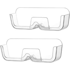 2pcs Eyeglass Holder Wall Mount, Sunglasses Storage Organizer, Glasses Holder Stand with Adhesive Sticker for Home Office Dorm