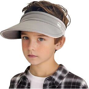 قبعات Jastore Kids Sun Visor for Girls Boys Lightweight Sports Hat UPF50+ Sun Visor Hat للركض في الهواء الطلق in Saudi Arabia
