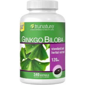 Gingko Biobla 120 mg 340 Softgels Pack من 1