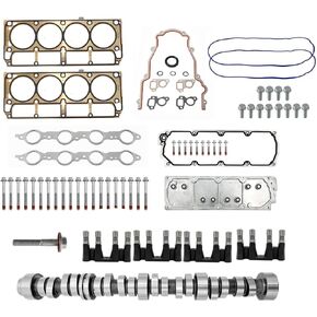 5.3 Non-AFM Camshaft Head Gasket Set & Cam Lifters Bolts Compatible with 2007-2013 Chevrolet GMC 5.3L Truck & SUV