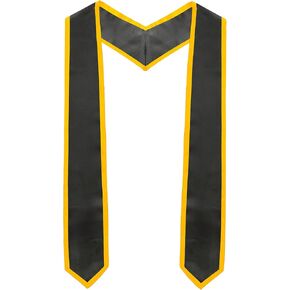 Graduation Stole, Plain Graduation Honor Sash Classic End With Trim Unisex Adult Graduation Stole Class of 2025 in Kuwait