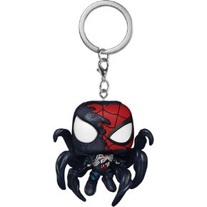 Funko Pop! Keychain: SM2VG - Spider-Man - Advanced Suit 2.0 Symbiote Takeover - Spider-man 2 Video Game Novelty Keyring - Collectable Mini Figure - Stocking Filler - Gift Idea - Official Merchandise