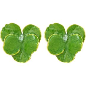 Vintage Enamel Flower Earrings Boho Charm Butterfly Petal Earrings Chic Crystal Rhinestone Earrings Irregular Petal Statement Earrings Holiday Party Fashion Jewelry in Kuwait