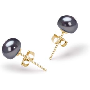 6-7mm AAA Quality Freshwater 925 Sterling Silver Cultured Pearl Earring Pair For Women