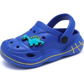 SMajong Girls Boys Classic Garden Clogs Kids Slip on Water Shoes Lightweight Summer Slides Sandals Children Outdoor Shower Beach Pool Play Shoes (Toddler/Little Kids/Big Kids)
