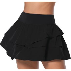Sunzel Pleated Tennis Skirt for Women High Waisted Tummy Control Skort with Pockets for Athletic Workout Running Golf