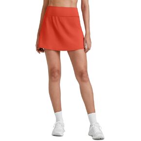 G4Free Barefeel 15" Tennis Skirts for Women High Waisted A Line Casual Athletic Golf Skorts Inner Shorts with 2 Pockets