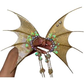 CoBtee Ears Princess Auricular Fins Ear Cuffs Clips No Piercing Earrings Dress up Costume Halloween Party Cosplay Women