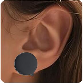 Pressure Earrings for Keloids 15MM Clip Earrings For Women, Acupressure Earrings, Compression Earrings for Keloids, Ear Cuff, Stainless Steel Non-pierced Earrings