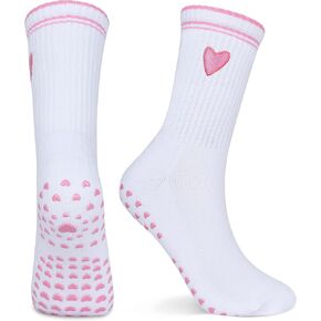 Grip Non-slip Cute Pilates Socks for Yoga,Barre,Reformers US Shoe Sizes 5-11