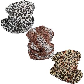 Seamless Bandana Tube Face Scarf (3 Pack)