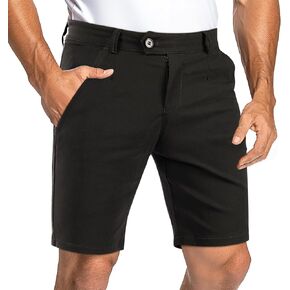 GINGTTO Mens Chino Shorts 9" Inseam Dress Shorts for Men Stretch in Saudi Arabia