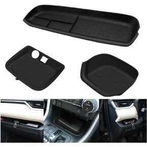 Passenger Storage Organizer Mat Glove Box Storage Organizer Tray Compatible with Toyota RAV4 2022 Accessories 2021 2020 2019