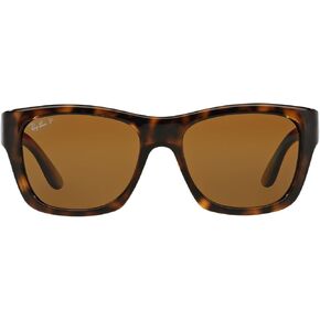 Ray-Ban للجنسين النظارات الشمسية الخفيفة Havana Frame ، عدسات التدرج البني ، 53 ملم