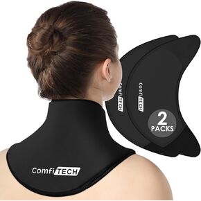 ComfiTECH Neck Ice Pack Wrap Gel, Cooling Pad for Cervical and Shoulder, Medium, 1 Pack