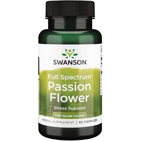 Swanson كامل الطيف العاطفة دعم الإجهاد زهرة الدعم 500 ملليغرام 60 كبسولة