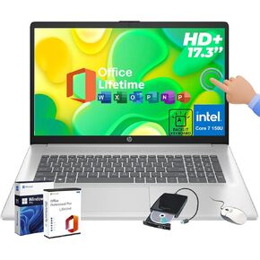 كمبيوتر محمول HP 2022 Newest 15، شاشة لمس 15.6 بوصة، Intel رباعي النواة i5-1135G7 حتى 4.2 جيجا هرتز (Beat i7-1065G7)، ذاكرة وصول عشوائي DDR4 سعة 8 جيجابايت، 512 جيجابايت PCIe SSD، 802.11AC WiFi، بلوتوث 5.0، Windows 11 S، BROAG 64 جيجابايت فلاش قلم