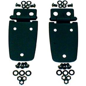 Rugged Ridge Hood Hinge Kit for Jeep Wrangler TJ | Steel, Black | 11205.02 | Fits 1997-2006 Jeep Wrangler TJ
