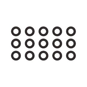 15 PCS TOHATSU وحدة الصرف السفلية للوحدة المكانية 332-60006-1 ، استبدال غسالة برغي لوب لوب من أجل TOHATSU 332600060M/332600060 STIN