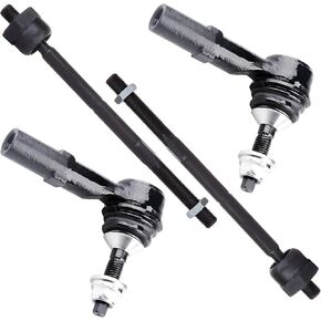 SCITOO 4pcs Suspension Kit For 2003-2006 For Ford Expedition 2003-2006 For Lincoln Navigator w/Suspension Parts Inner Tie Rod End Outer Tie Rod End