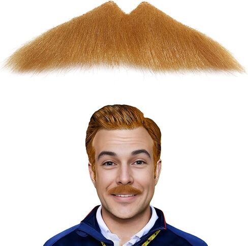 Honcloud Fake Mustache Cosplay Beard for Adult Halloween Costume Accessories in Saudi Arabia