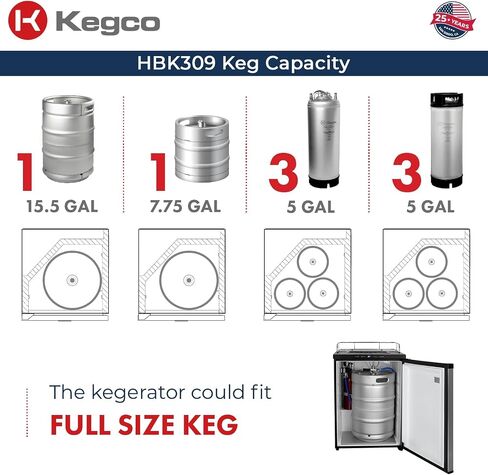 Kegco MDK-309SS-01 Keg Dispenser, Stainless Steel in Kuwait