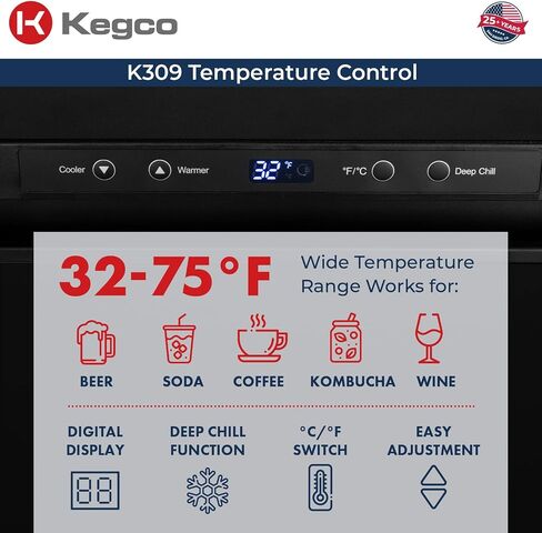 Kegco MDK-309SS-01 Keg Dispenser, Stainless Steel in Kuwait