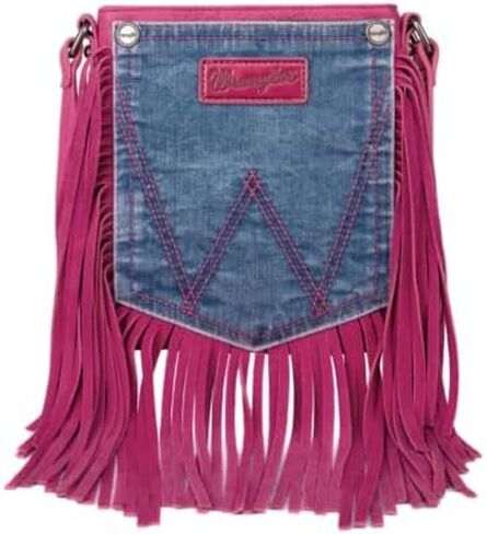 حقيبة دكتور صغيرة من Wrangler للنساء حقيبة حقيبة حقيبة غربية مع حزام عريض in Kuwait